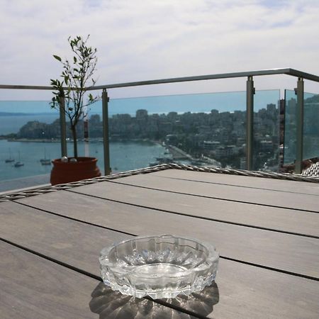 Ferienwohnung Rocknest Sea View Penthouse Sarandë Exterior foto
