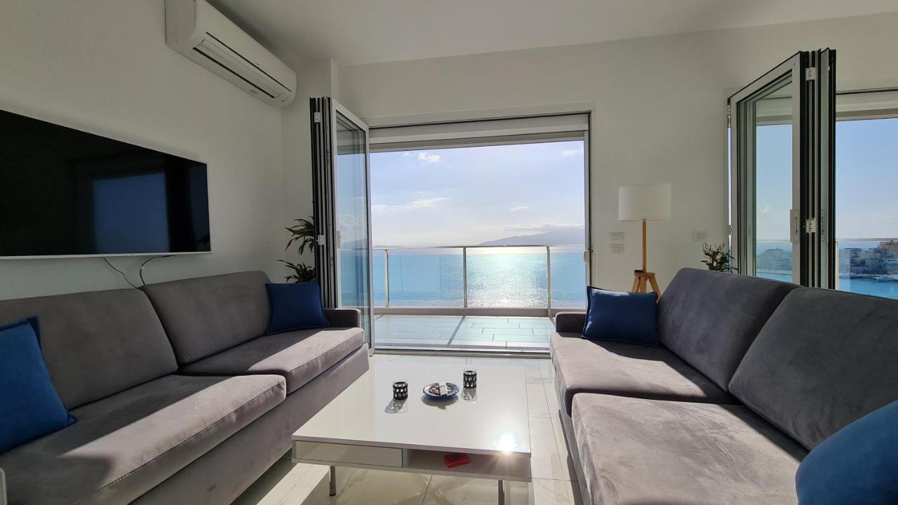 Ferienwohnung Rocknest Sea View Penthouse Sarandë Exterior foto