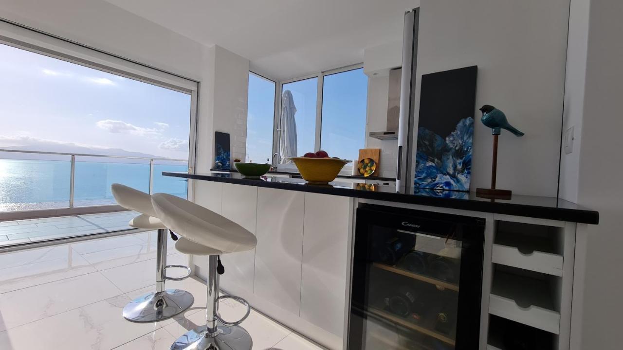 Ferienwohnung Rocknest Sea View Penthouse Sarandë Exterior foto