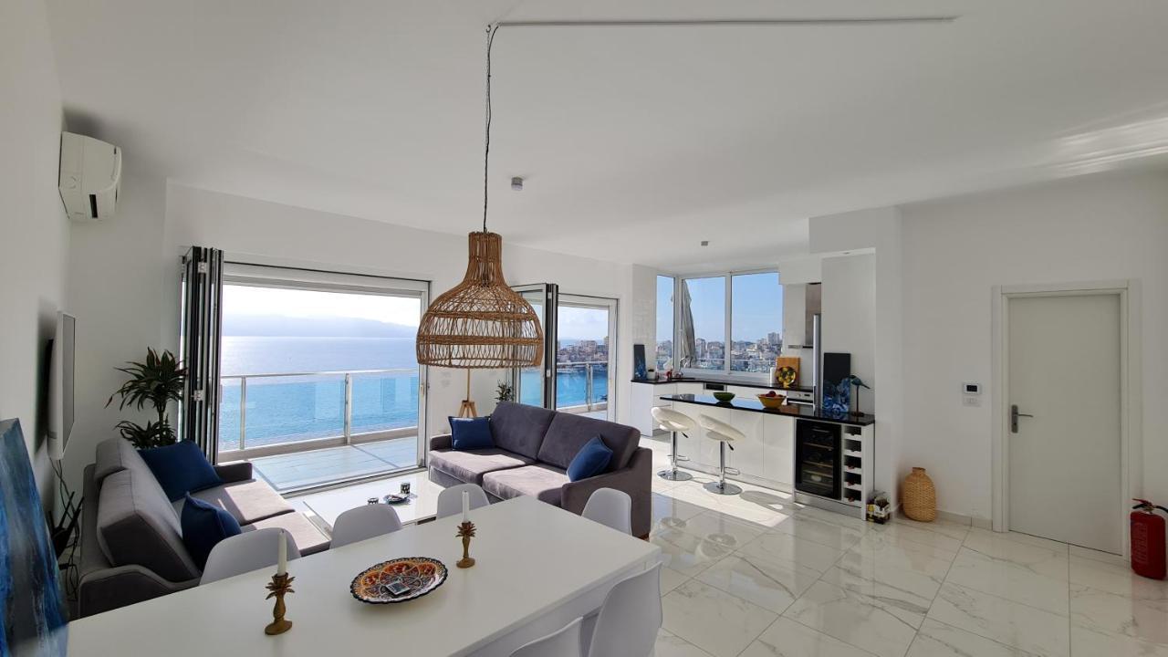 Ferienwohnung Rocknest Sea View Penthouse Sarandë Exterior foto