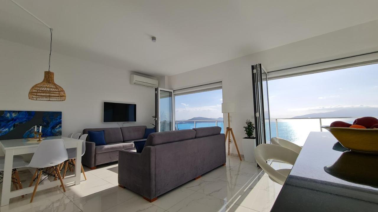 Ferienwohnung Rocknest Sea View Penthouse Sarandë Exterior foto
